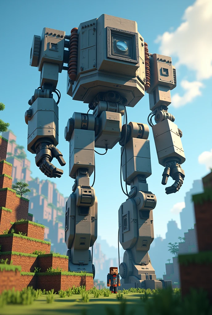 Titan camera man​ minecraft​ ​​steve​ robot​ Hot​ and​ cold