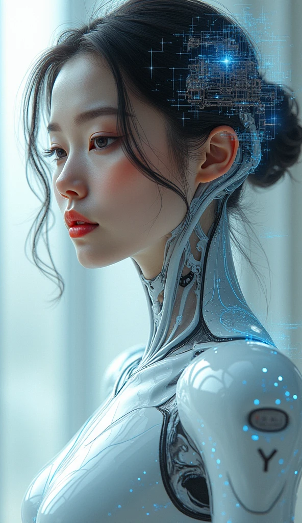 (masterpiece:1.2,Superior Quality,mirror-like,Cinematic Experience,Realistic:2.0,RAW Photos:2.0,Very detailed),8k,wallpaper,(Representing blueprints through holograms:2.0),(Beautiful woman:2.0),Female Cyborg,(Female Cyborgの設計図:2.0),(Draw the front view:2.0),(Avant-garde design:2.0),(Drawing out detailed designs:2.0),(Numerous notes on configuration:2.0),(Beautiful Face,Beautiful Eyes,Beautiful Hair)