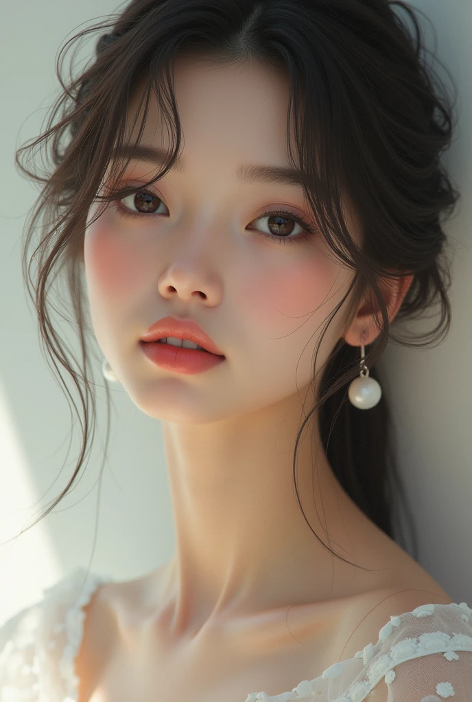 Young beautiful woman person
