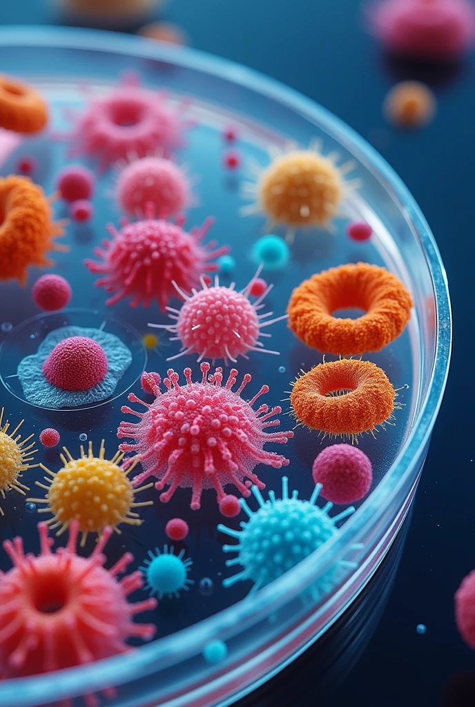 **Sample Image**: Live cells in a petri dish.