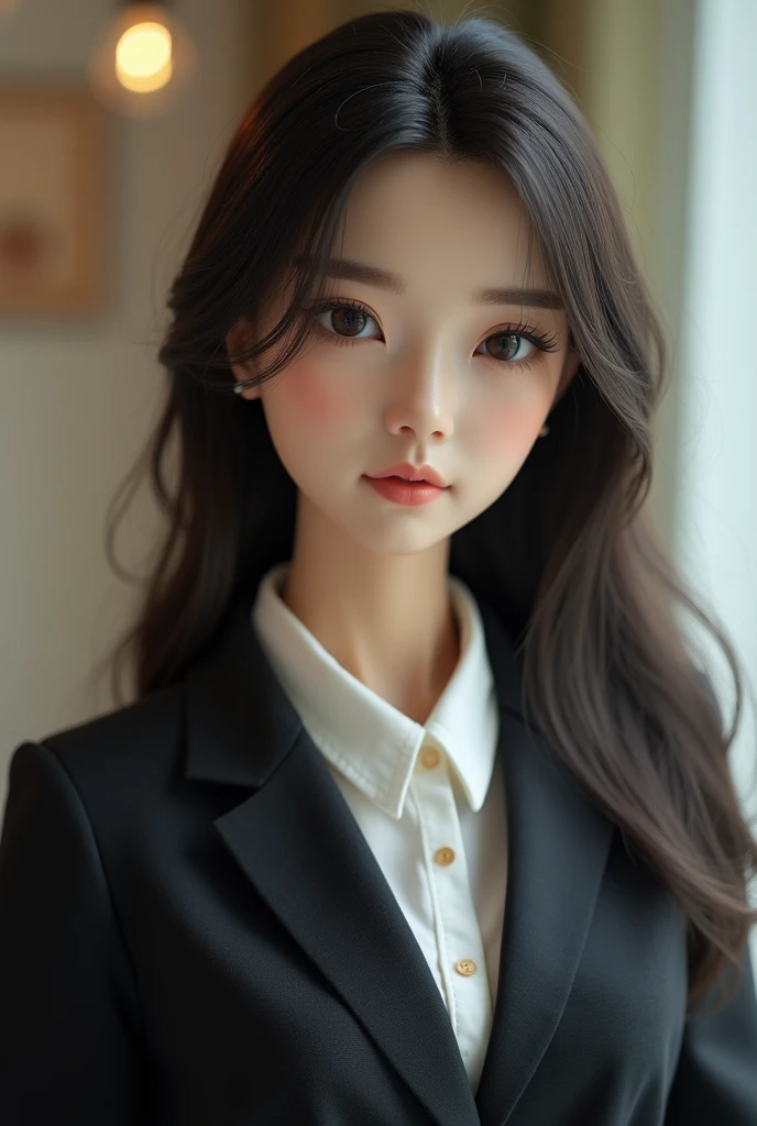 ((Office OL dress up))One can accompany the owner to sleep.Life-size silicone doll to relieve loneliness.European and American tall and plump figures.Young Japanese girl with delicate face.
