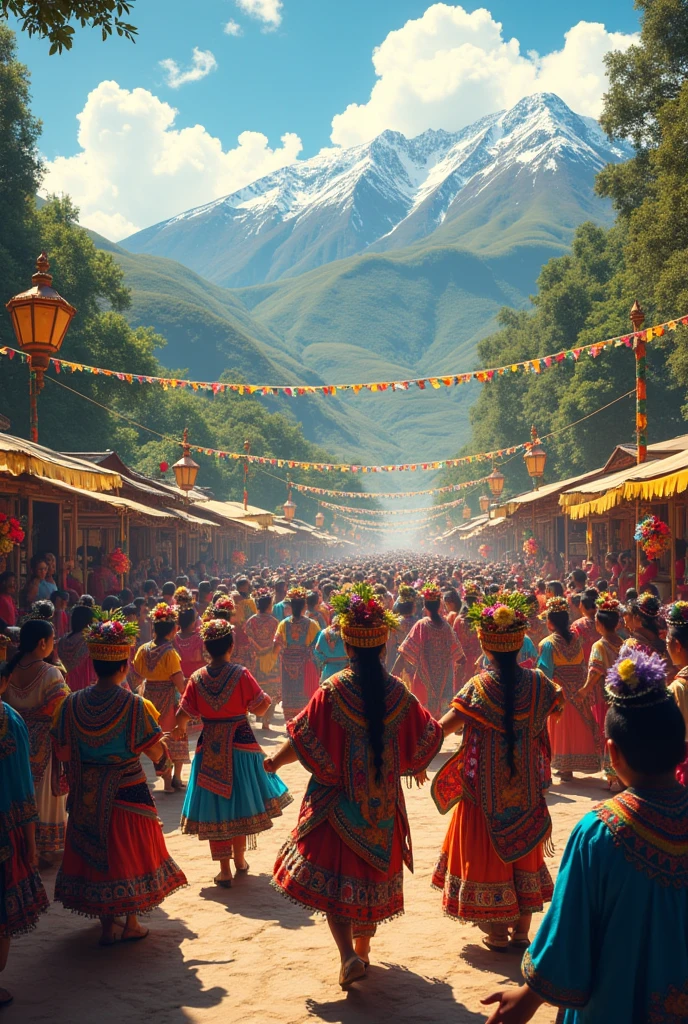 a celebration in honor of Pachamama party