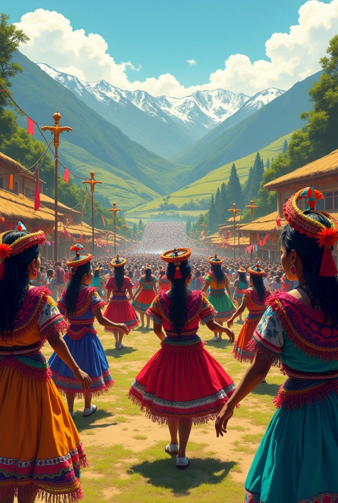 a celebration in honor of Pachamama party