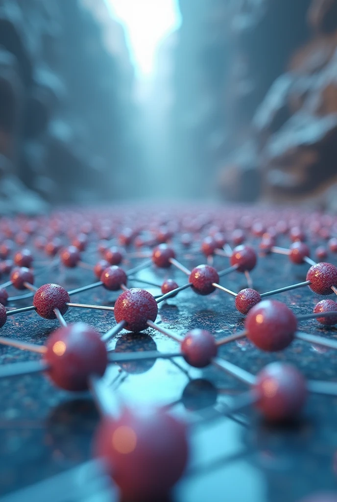 Sample Image**: Atomic structure of a surface.