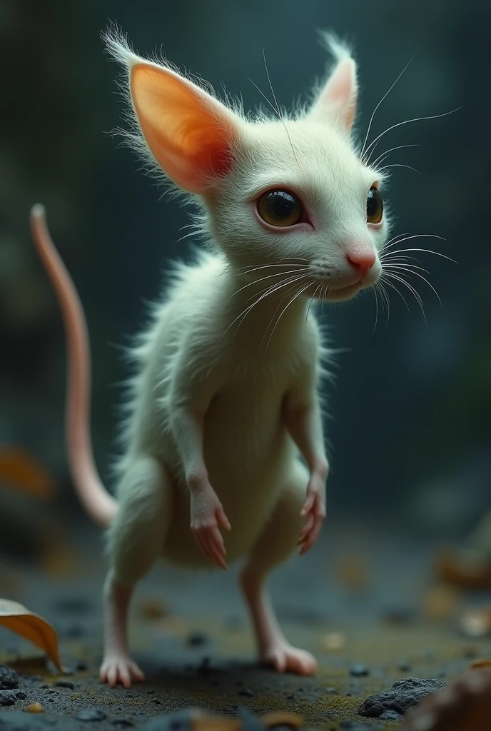 Believe me, a mutation between these two animals and that they are mixtures of both cats and rats
