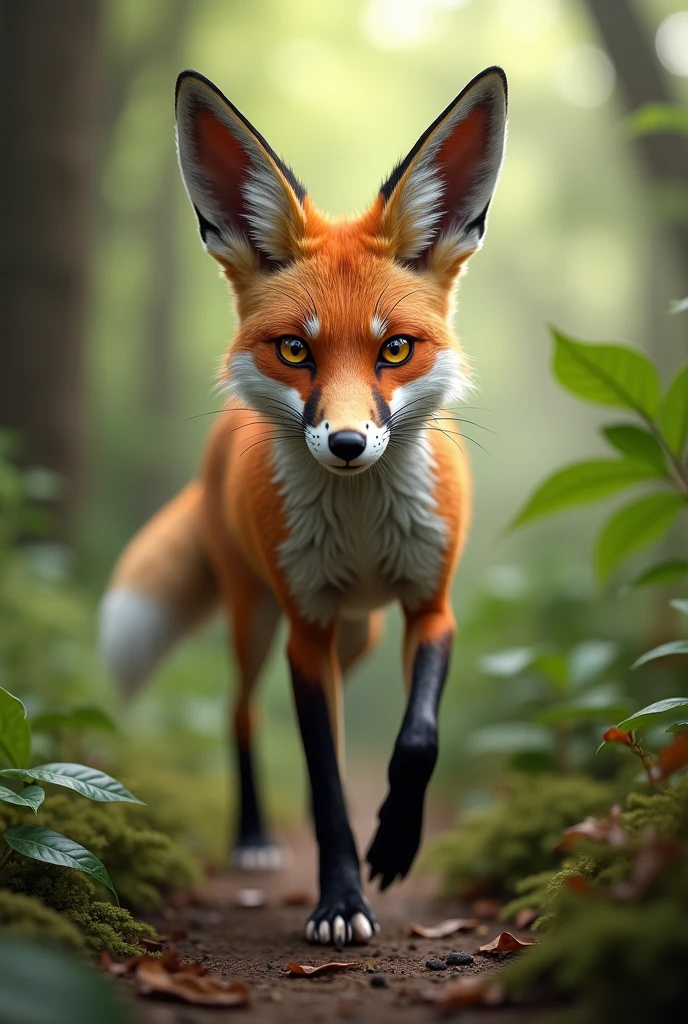 Believe me, a mutation between these two animals and that they are mixtures of both fox and rabbit