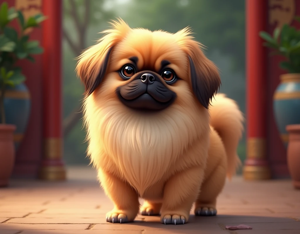 Pekingese dog 
