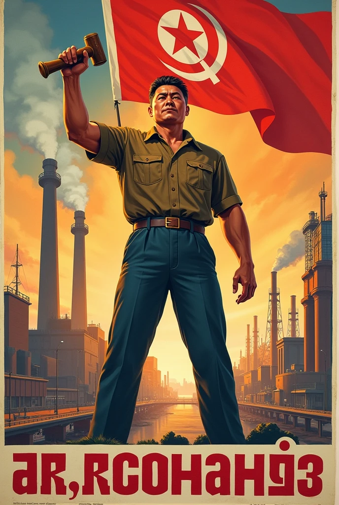 command economy poster north korea