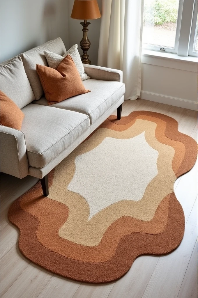 Irregular Shaped Tufted Custom Rug Handmade Area Rug Carpet for Home, Bedroom, Living Room, ???