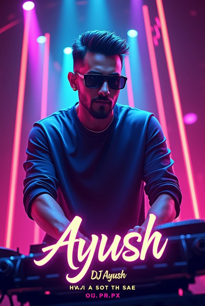 Dj ayush poster for Saturday night
