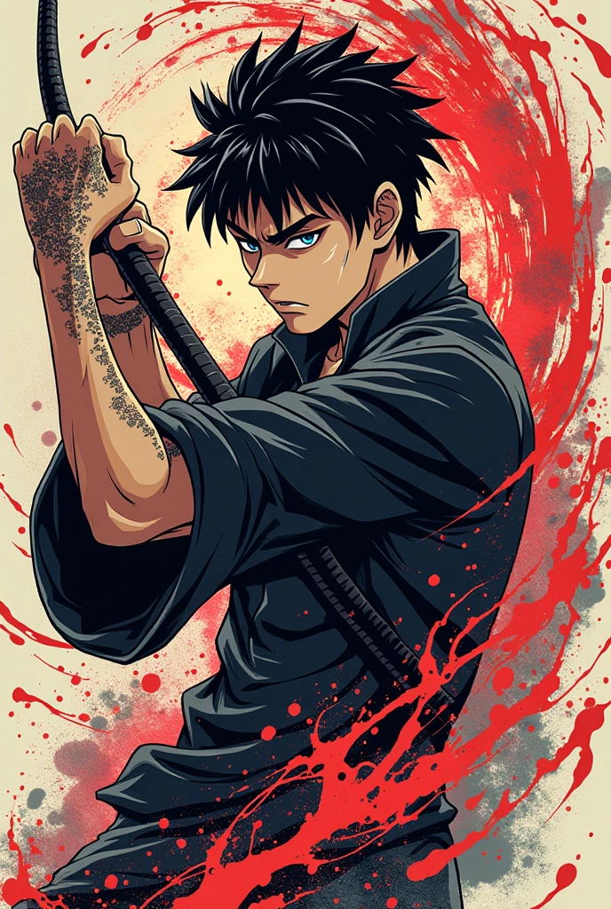 Unique tshirts design based on anime jujutu kisen