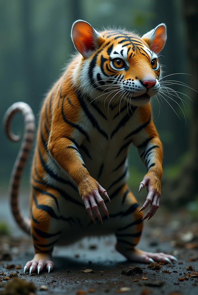 Believe me, a mutation between these two animals and that they are mixtures of both rat and tiger