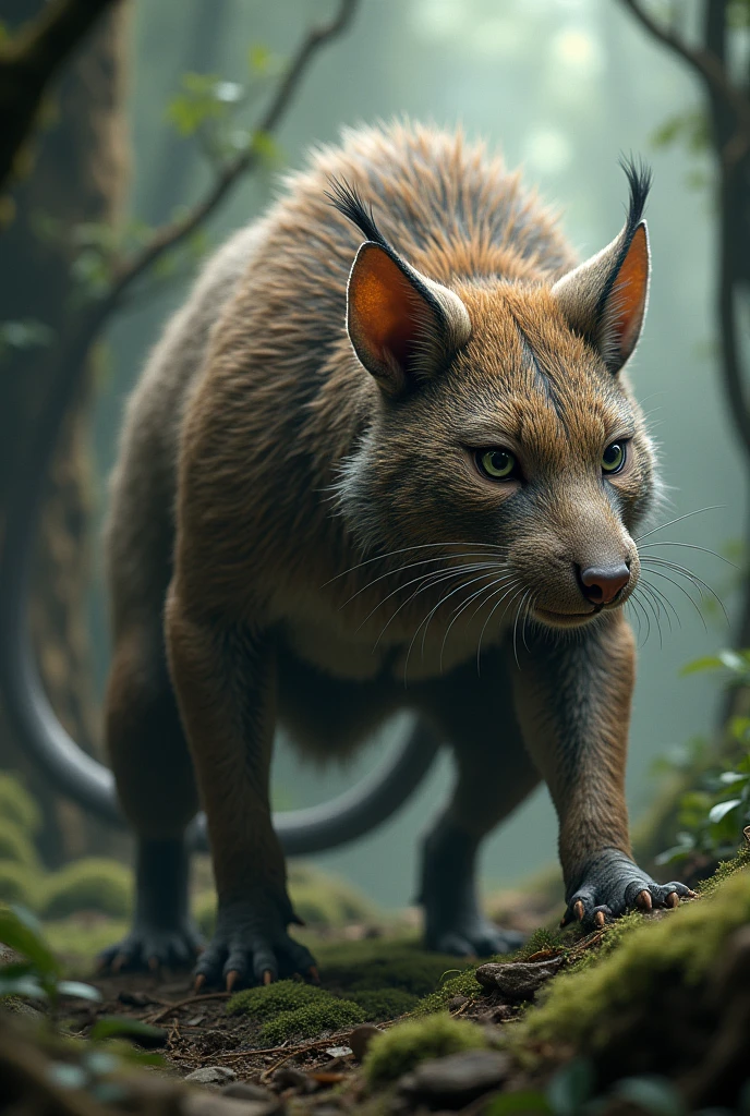 Believe me, a mutation between these two animals and that they are mixtures of both rat and lynx