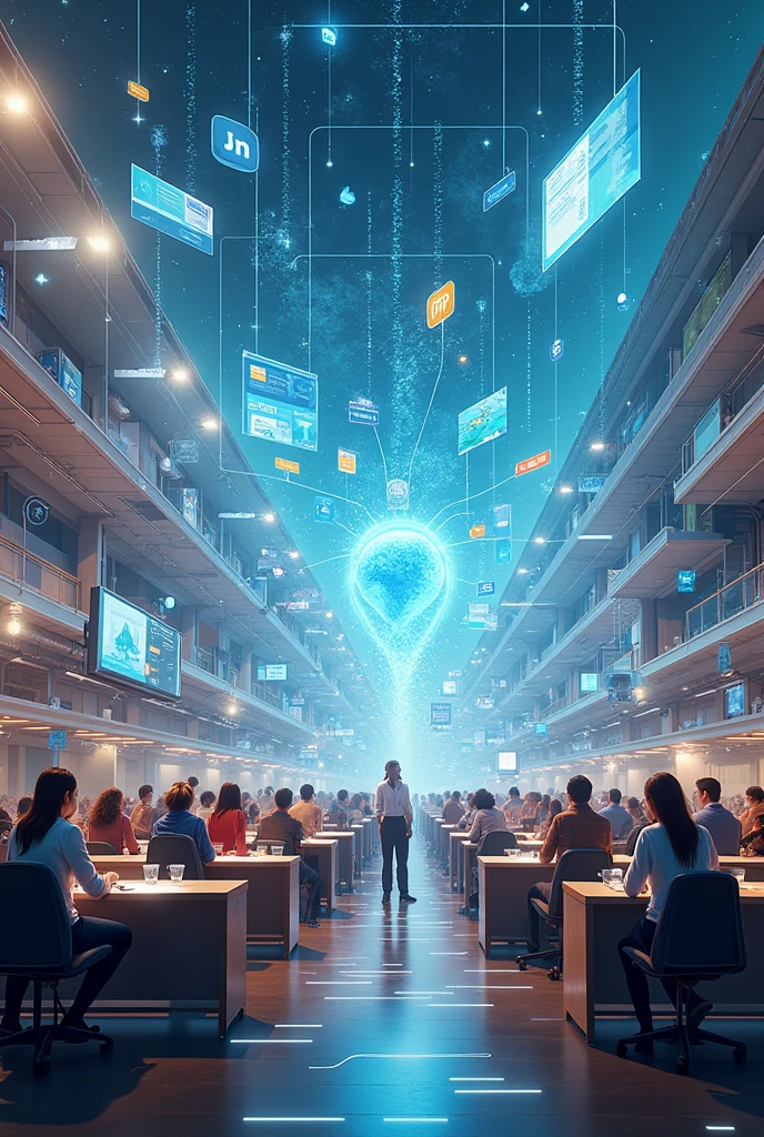 Drawing on topic how technology and social media shape the future of the education landscape