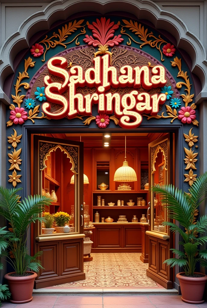 (Sadhana shringar store) all name board 