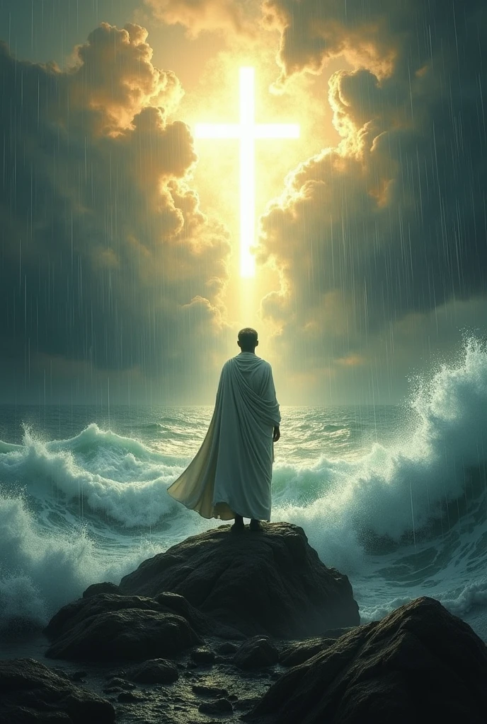 An image that tells me that the Lord is with me in the middle of the storm