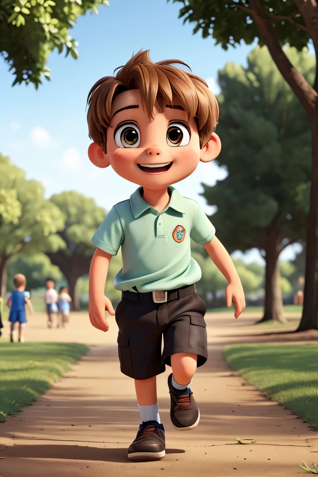Lucas was a , full of energy and curiosity. He loved running around the park