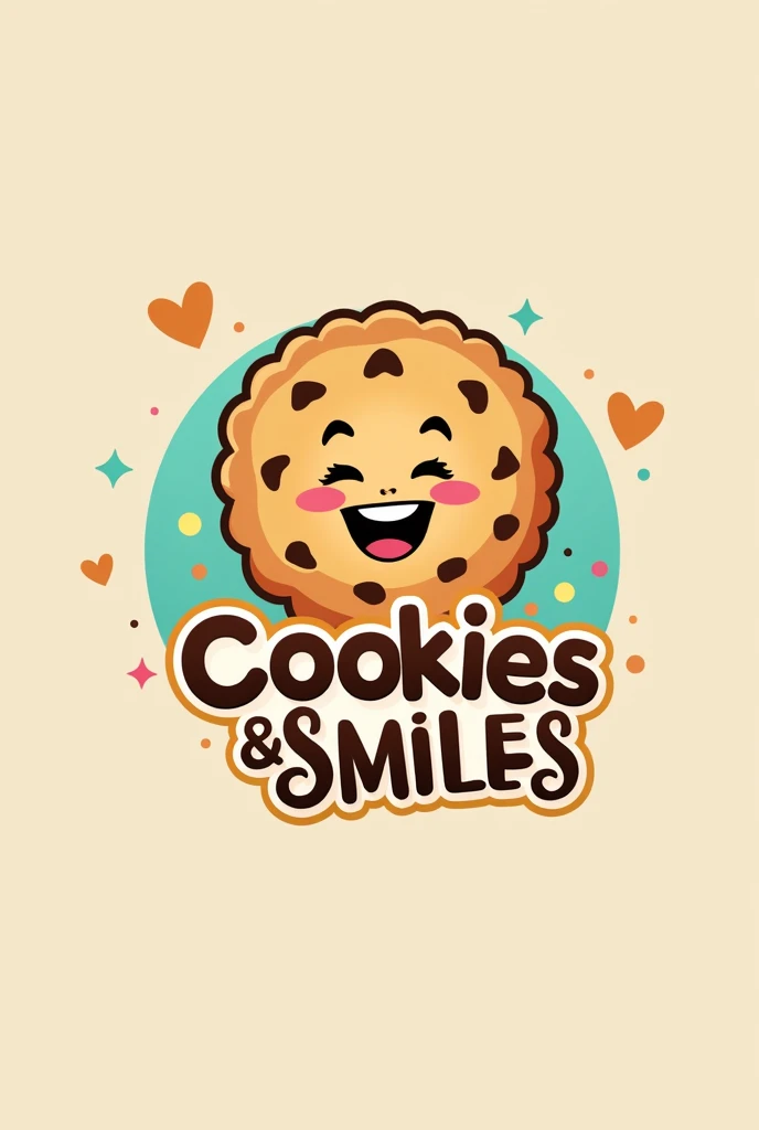Galletas logo, that says Cookies & smiles