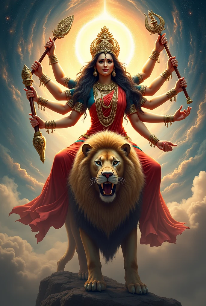 Goddess Durga, the disposer of suffering