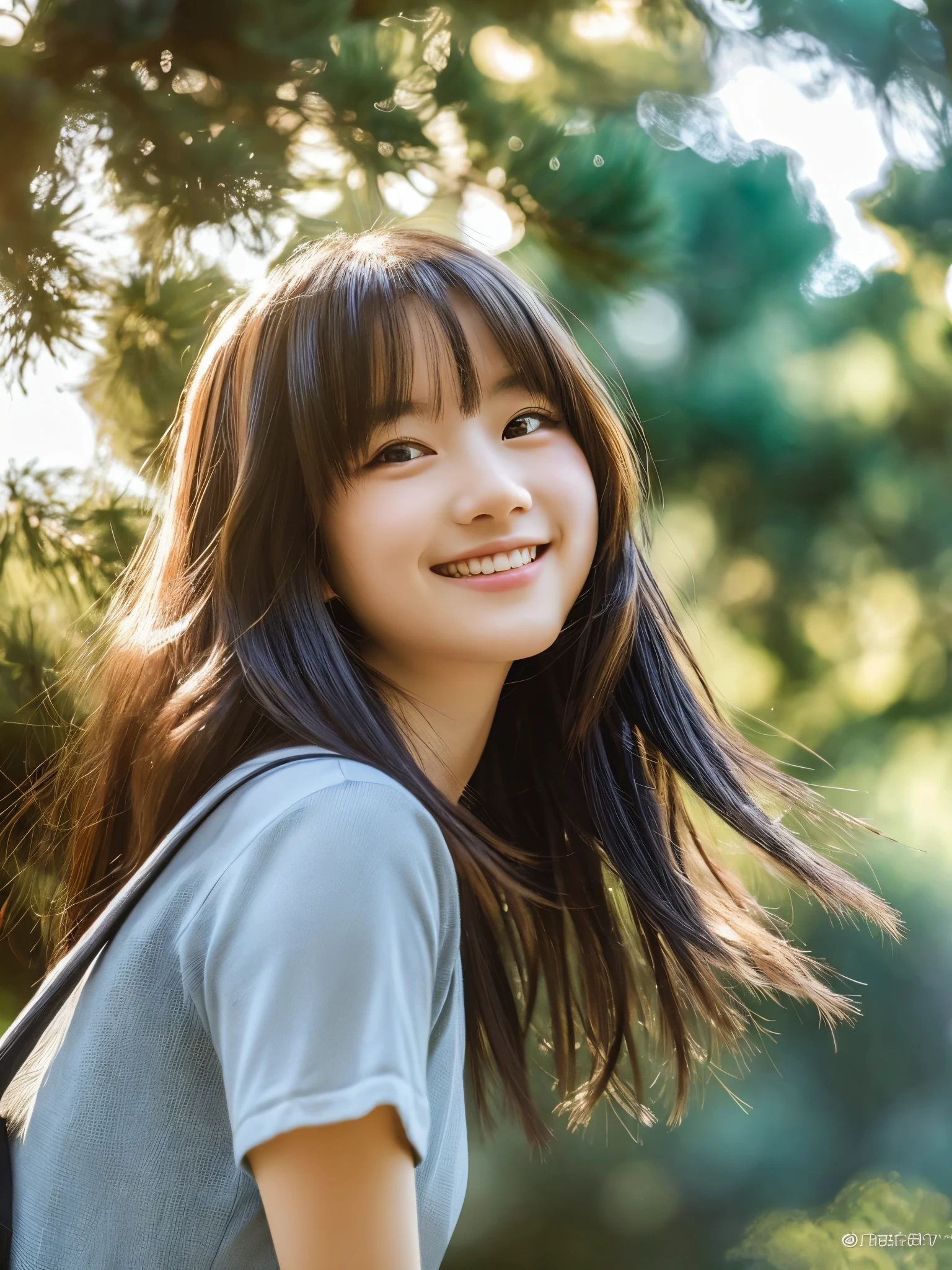 （Realistic, photo-Realistic:1.37),(8K, RAW Photos, Highest quality, masterpiece:1.2), cute, Ultra-detailed, 超High resolution, Kodak Vision Color, Filmed with an Arricam LT camera,Highest quality, Lively, 8K, High resolution, 1 girl, Escape, (Professional Lighting), (Portraiture:0.6), Black Hair, (Medium Hair）,21 years old、slender、 （Realistic, photo-Realistic:1.37),(8K, RAW Photos, Highest quality, masterpiece:1.2), cute, Ultra-detailed, 超High resolution, Kodak Vision Color, Filmed with an Arricam LT camera,Highest quality, Lively, 8K, High resolution, 1 girl, Escape, (Professional Lighting), (Portraiture:0.6), Black Hair, (Medium Hair）,21 years old、slender、シックなクマの超High resolution画像を生成する,Highlight the intricate details of bear fur,Expressive eyes.cute小さなクマ，Wear a trendy sweatshirt，Wear a hat，smile，cuteアクション，Shorthand, Depth of written boundary, masterpiece, Highest quality,In the woods，Illuminated by soft light, Dreamy volumetric lighting. Ultra-realistic. Perfect quality, Clear focus
