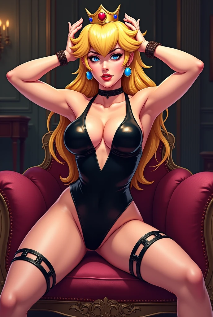 Princess peach 2d BDSM bratty