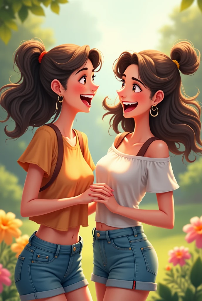 Two girls bestie