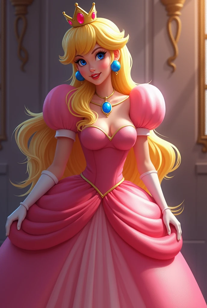 Princess peach 2d BDSM bratty payed to be pretty