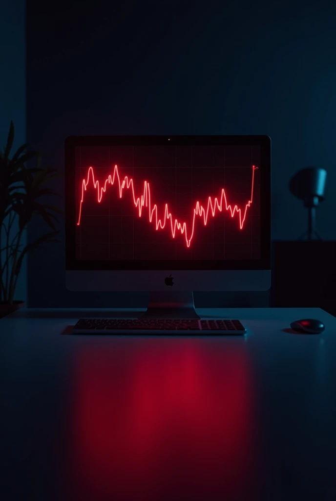 forex trend computer back light red on and nothing on the window