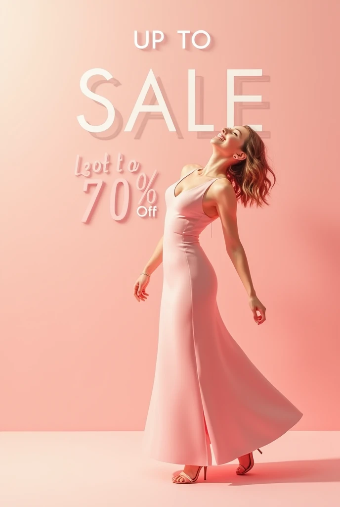 Imagen promocional offs de hasta el 70% off, in pink and skin tones