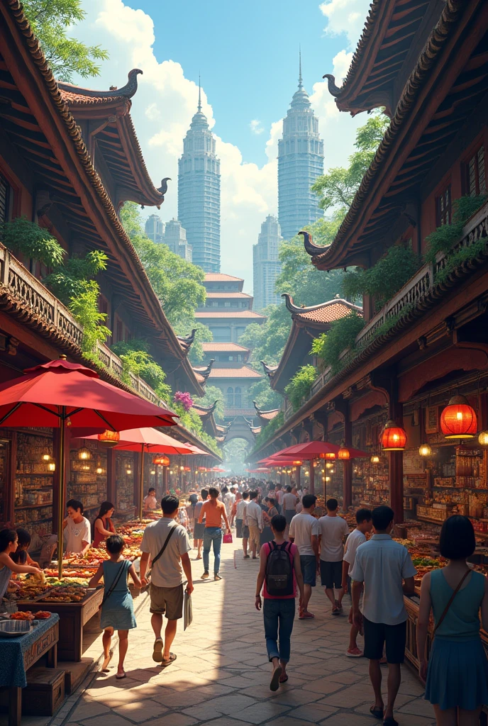 central market at malaysia