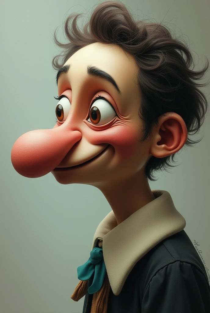 Pablo Marchal as Pinocchio&#39;s nose