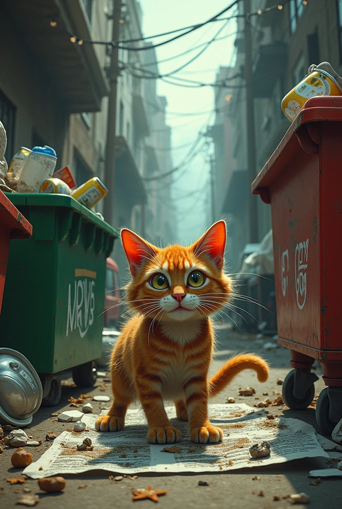 Garbage cat
