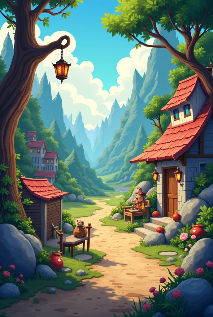 Create a 7 mistakes game, hard level, game theme 