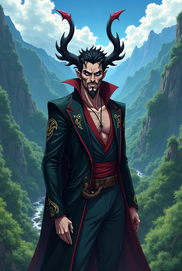 Villain from the state of Santa Catarina in anime style