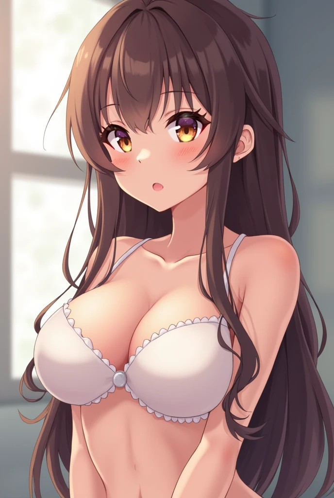 Make big breast anime girl without cloth