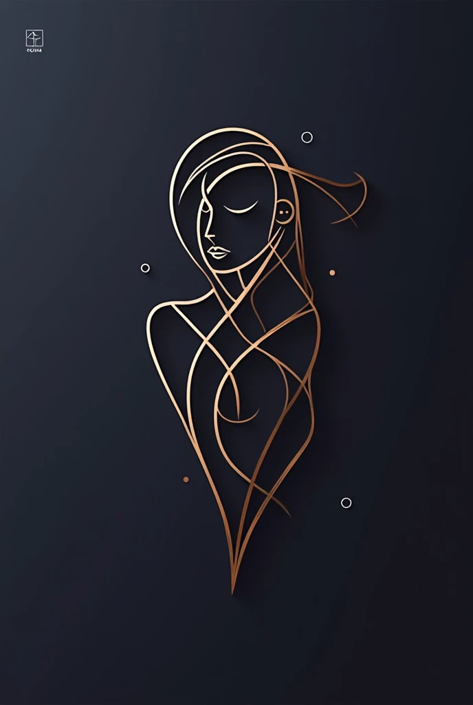 Create a logo for "Roya Glam," a modeling agency specializing in AI models. The design should seamlessly blend elements representing both human and AI models. Incorporate sleek, modern aesthetics that reflect sophistication and innovation. Consider using abstract or geometric shapes to symbolize the fusion of human beauty and advanced technology, with a color palette that exudes elegance and futuristic vibes. The logo should capture the essence of cutting-edge fashion and the seamless integration of AI in the modeling industry