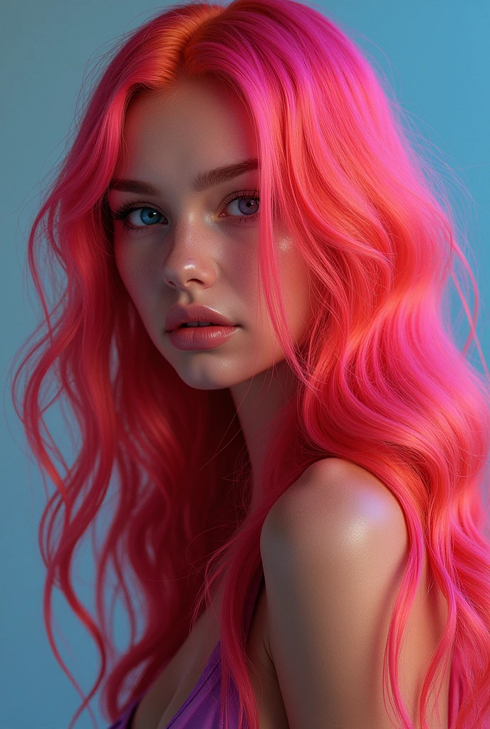 satche of hair color