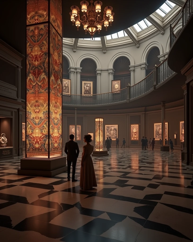 culture gallery, super realistic photo, high resolution