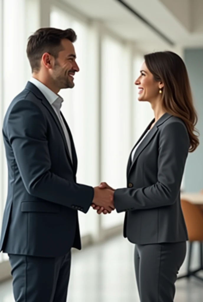 Realistic image of a handshake