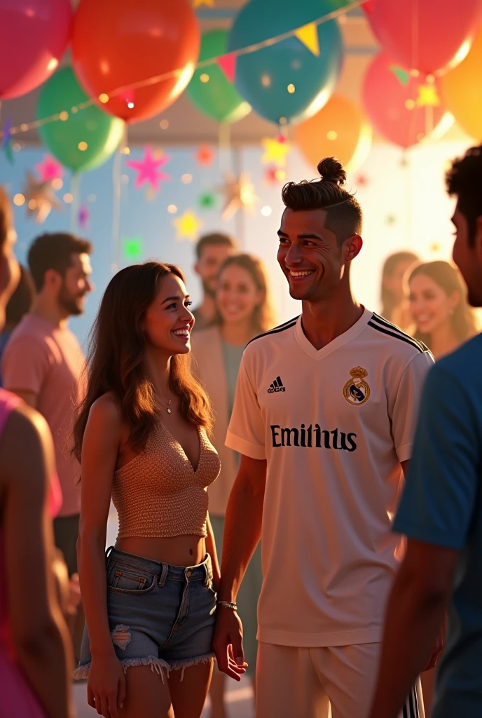 Me and ronaldo in my birthday