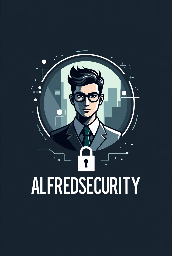 Information security logo called =Alfred segurity 🔒