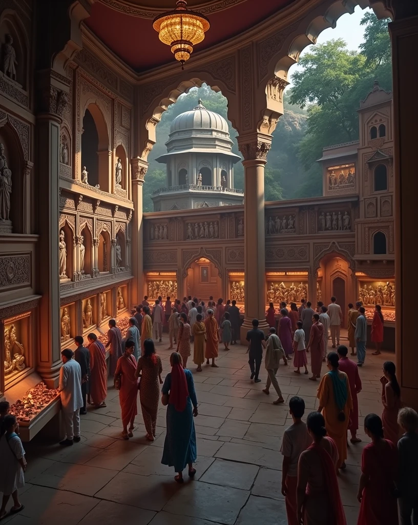 culture gallery, india culture, super realistic photo, high resolution