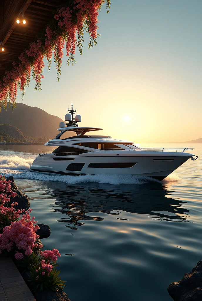Invitation to a luxury boat launch event