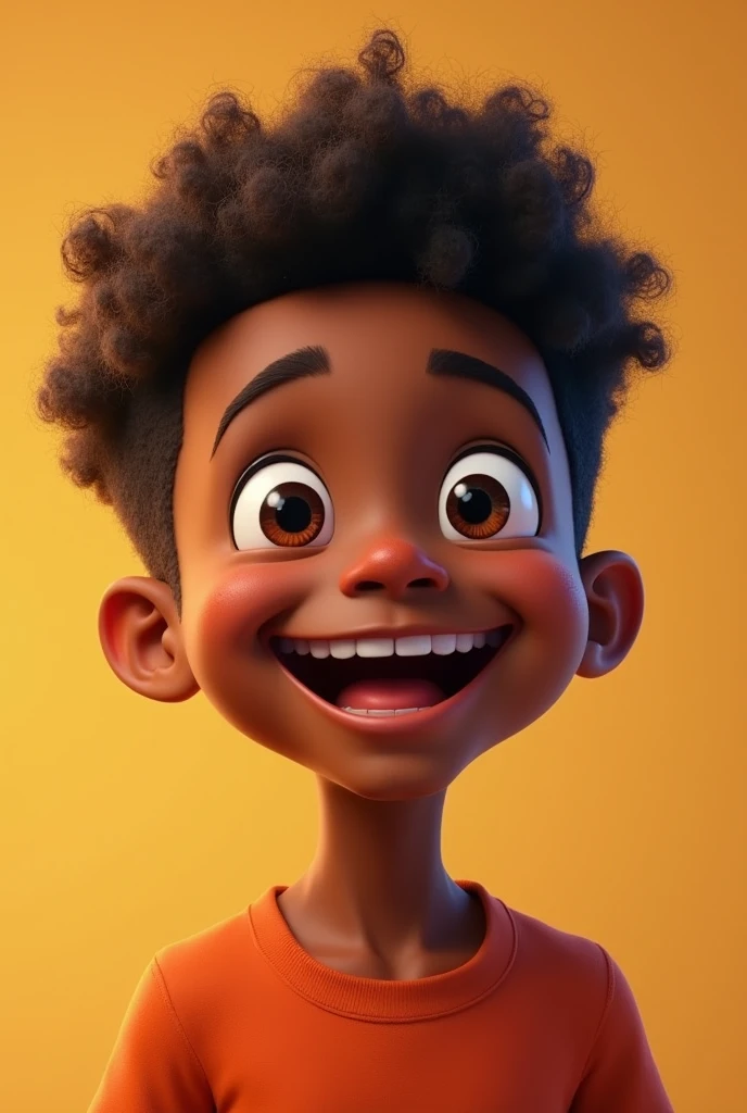  child, male. He is happy and has a sparkle in his eyes. dark-skinned