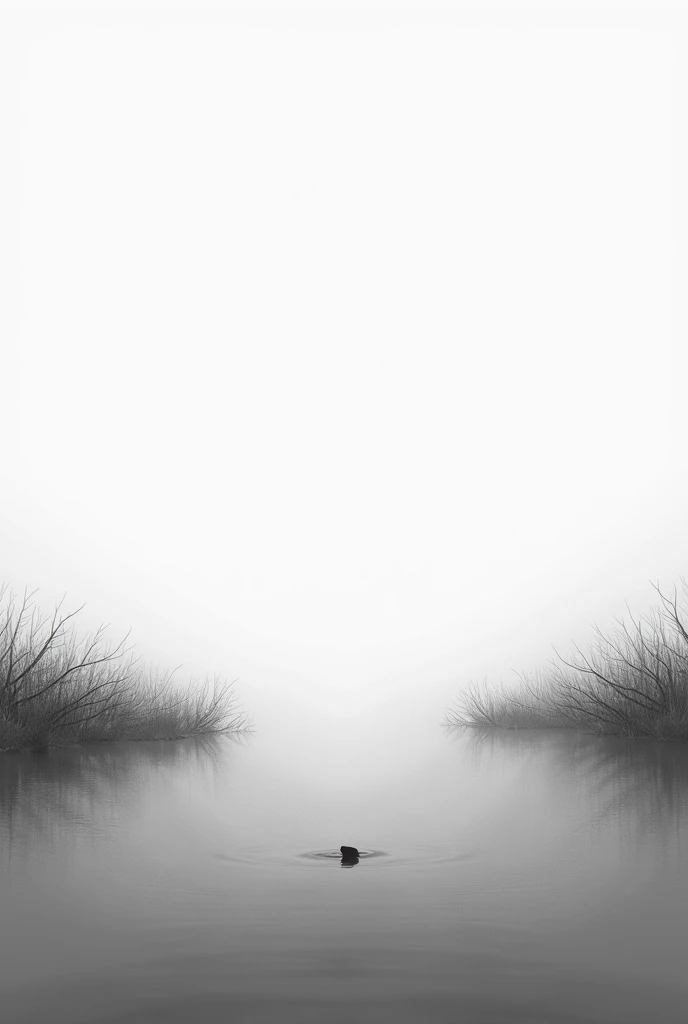 A black and white image, with the sentence in Portuguese "WORDS THAT CALM", WITH A SOURCE THAT TRANSMITS COMFORT, Peace, Amemos.