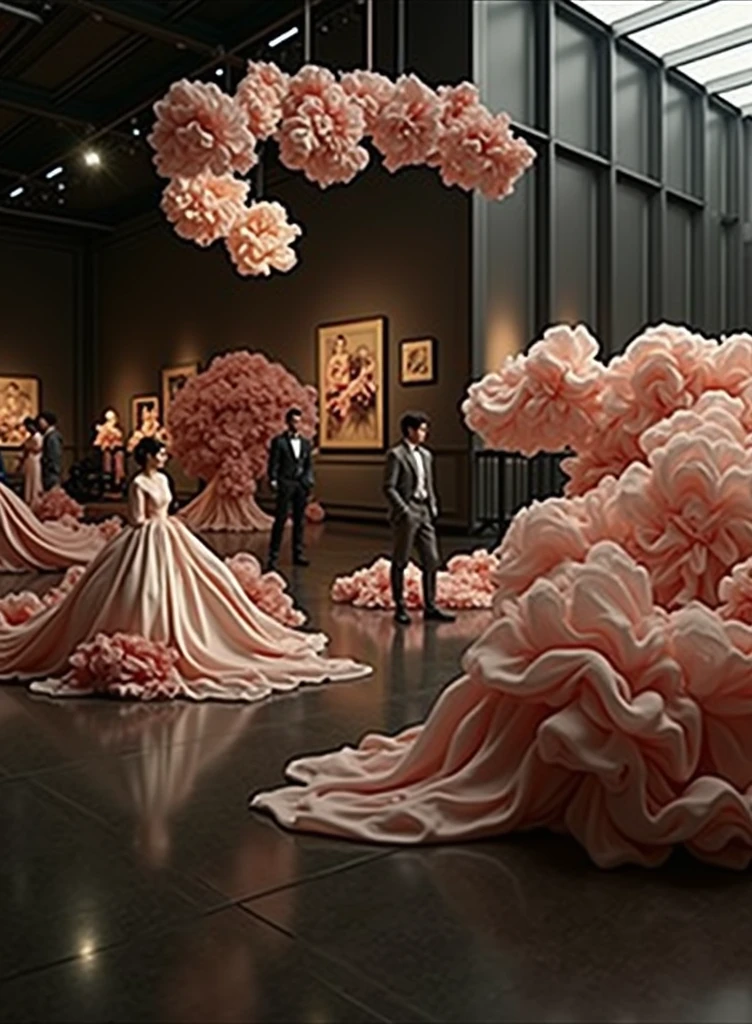 silk gallery, super realistic photo, high resolution