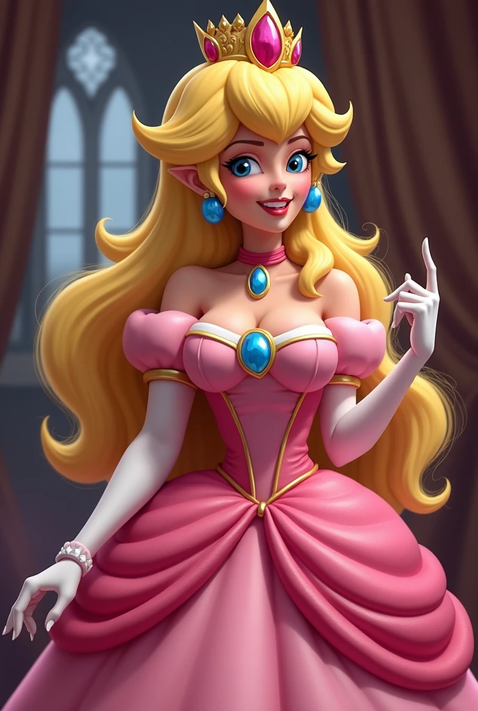 Princess peach 2d BDSM bratty and ready to be worshipped