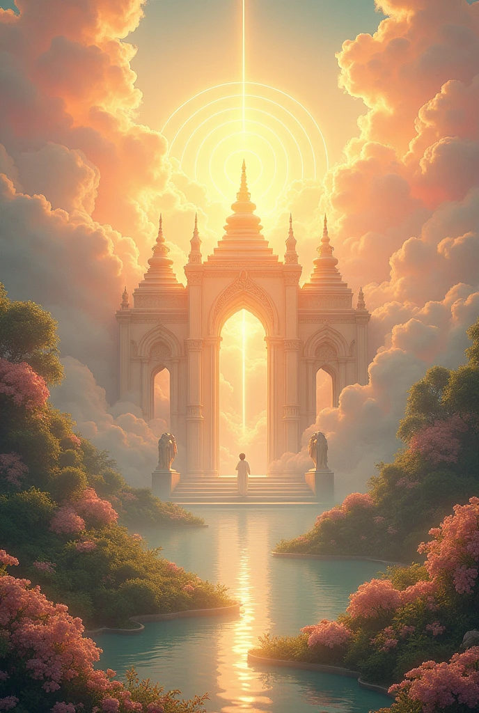 If you're looking to create a script for generating an image or description of heaven, here's a simple example you can adapt depending on the tool or context you're using:

---

**Title:** Heavenly Realm

**Description:** Create a serene and majestic depiction of heaven. The scene should feature:

- **Sky:** A brilliant, endless sky with soft, ethereal clouds glowing with a golden and pink hue. The light should be warm and inviting, giving the feeling of a peaceful and radiant atmosphere.
- **Landscape:** Rolling, lush hills or serene, sparkling waters. The landscape should appear lush and vibrant, with a sense of endless beauty and tranquility.
- **Architecture:** Include grand, ornate structures like majestic, golden gates and elegant, celestial palaces. The design should reflect timeless beauty and divine craftsmanship.
- **Flora and Fauna:** Envision an abundance of radiant flowers, shimmering trees, and gentle, heavenly creatures. They should convey a sense of harmony and grace.
- **Ambiance:** The overall ambiance should evoke a sense of peace, joy, and eternal bliss.

---

Feel free to adjust the details according to your vision or the capabilities of the tool you're using.