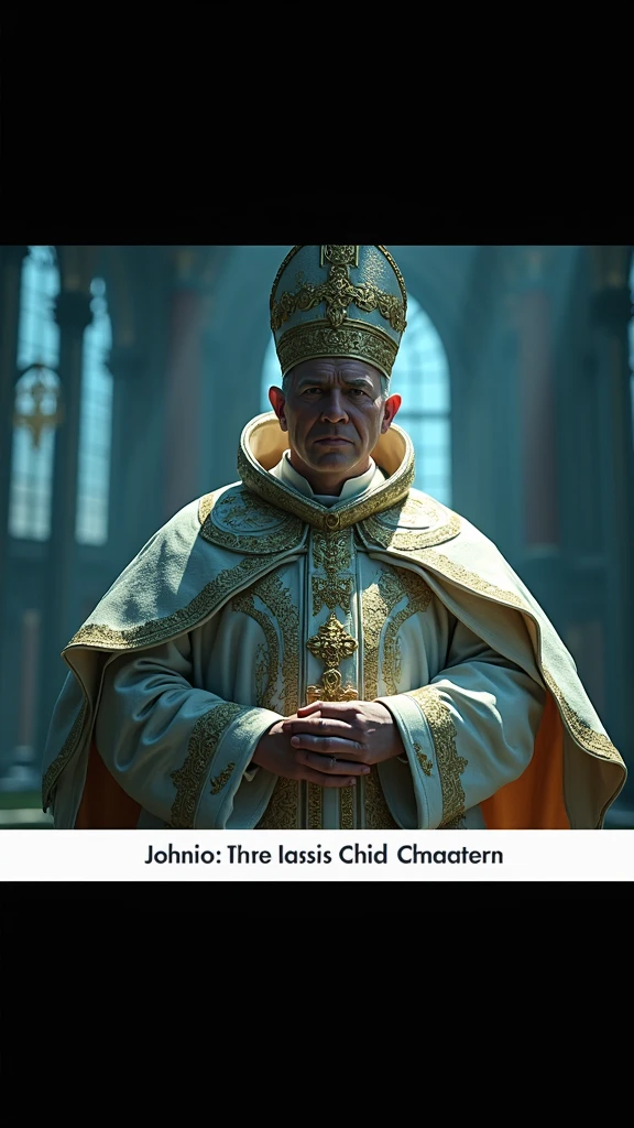 Dress him up as a pope