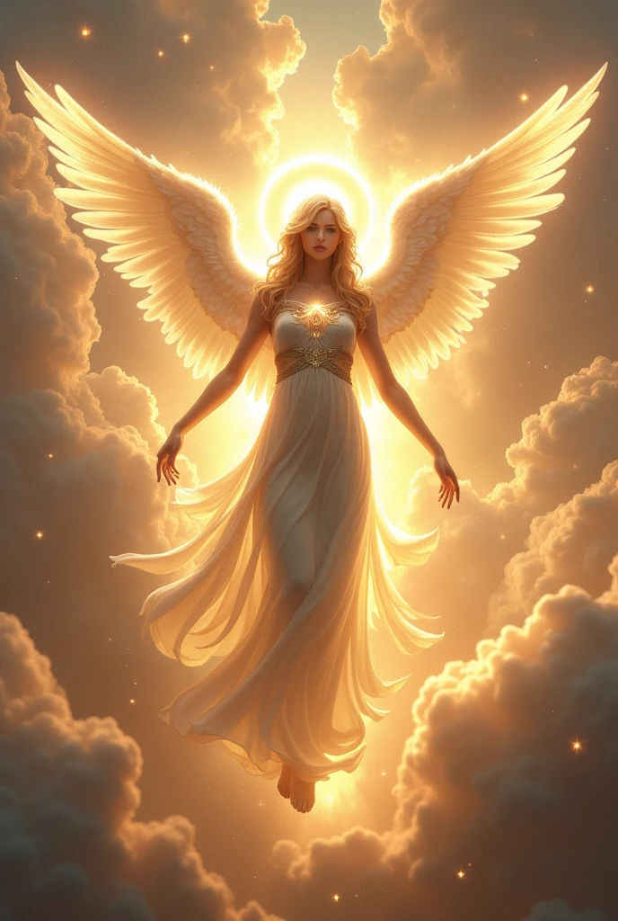An angel according to the description of the Bible 